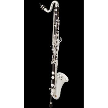 Privilege B-flat Bass Clarinet to low E-flat Boehm system Silver plated Keys